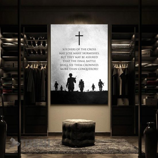 Soldiers Of The Cross Motivational Canvas Prints Wall Art Decor 2