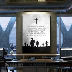 Soldiers Of The Cross Motivational Canvas Prints Wall Art Decor