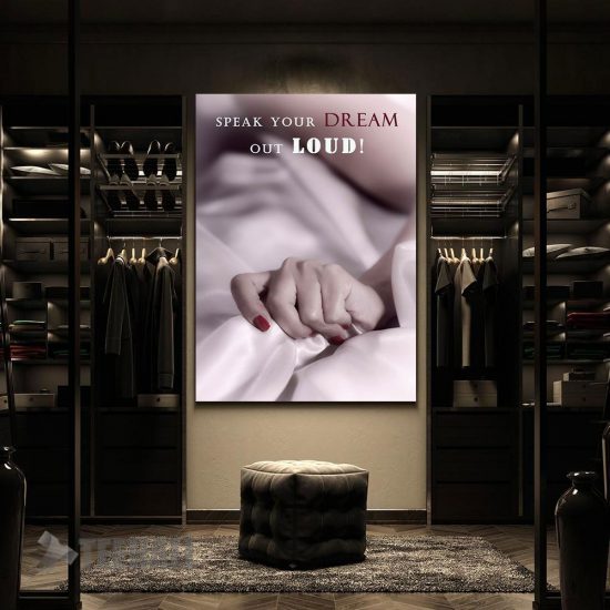 Speak Your Dream Out Loud Motivational Canvas Prints Wall Art Decor 2