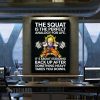 Squat Analogy For Life Motivational Canvas Prints Wall Art Decor