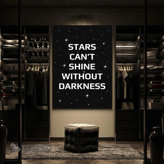 Stars Shine In Darkness Motivational Canvas Prints Wall Art Decor 2 Stars Shine In Darkness Motivational Canvas Prints Wall Art Decor 2