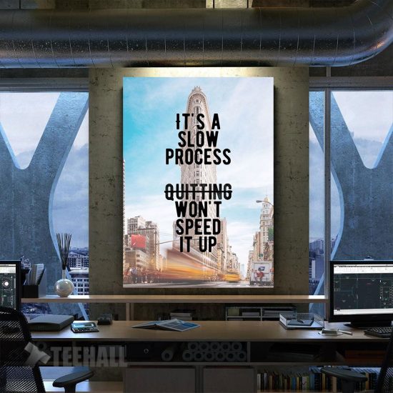 Stay On Course Quote Motivational Canvas Prints Wall Art Decor