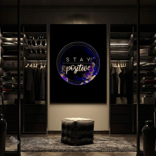 Stay Positive Motivational Canvas Prints Wall Art Decor 2 Stay Positive Motivational Canvas Prints Wall Art Decor 2 3