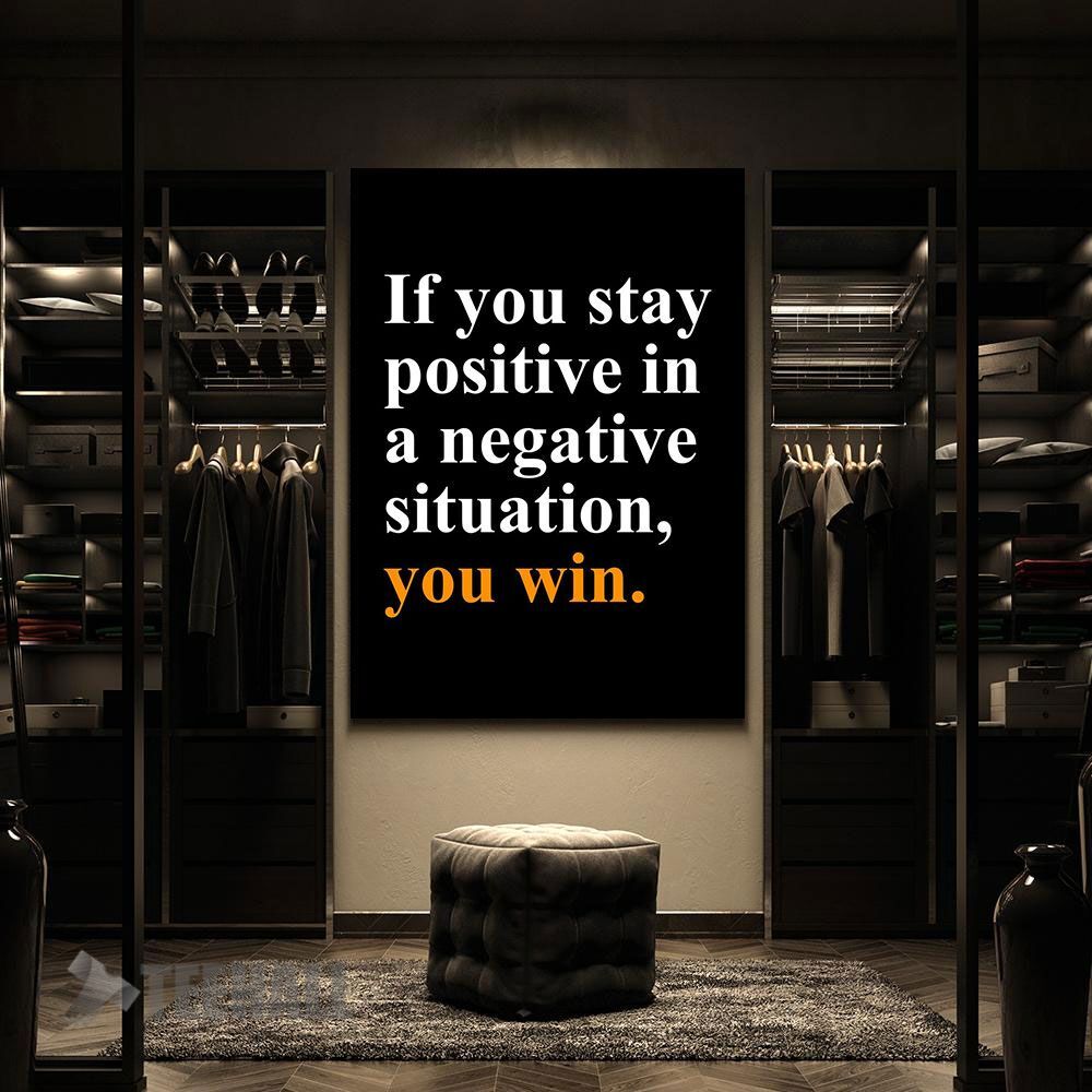 Stay-Positive-Motivational-Canvas-Prints-Wall-Art-Decor-2 Stay Positive Motivational Canvas Prints Wall Art Decor 2