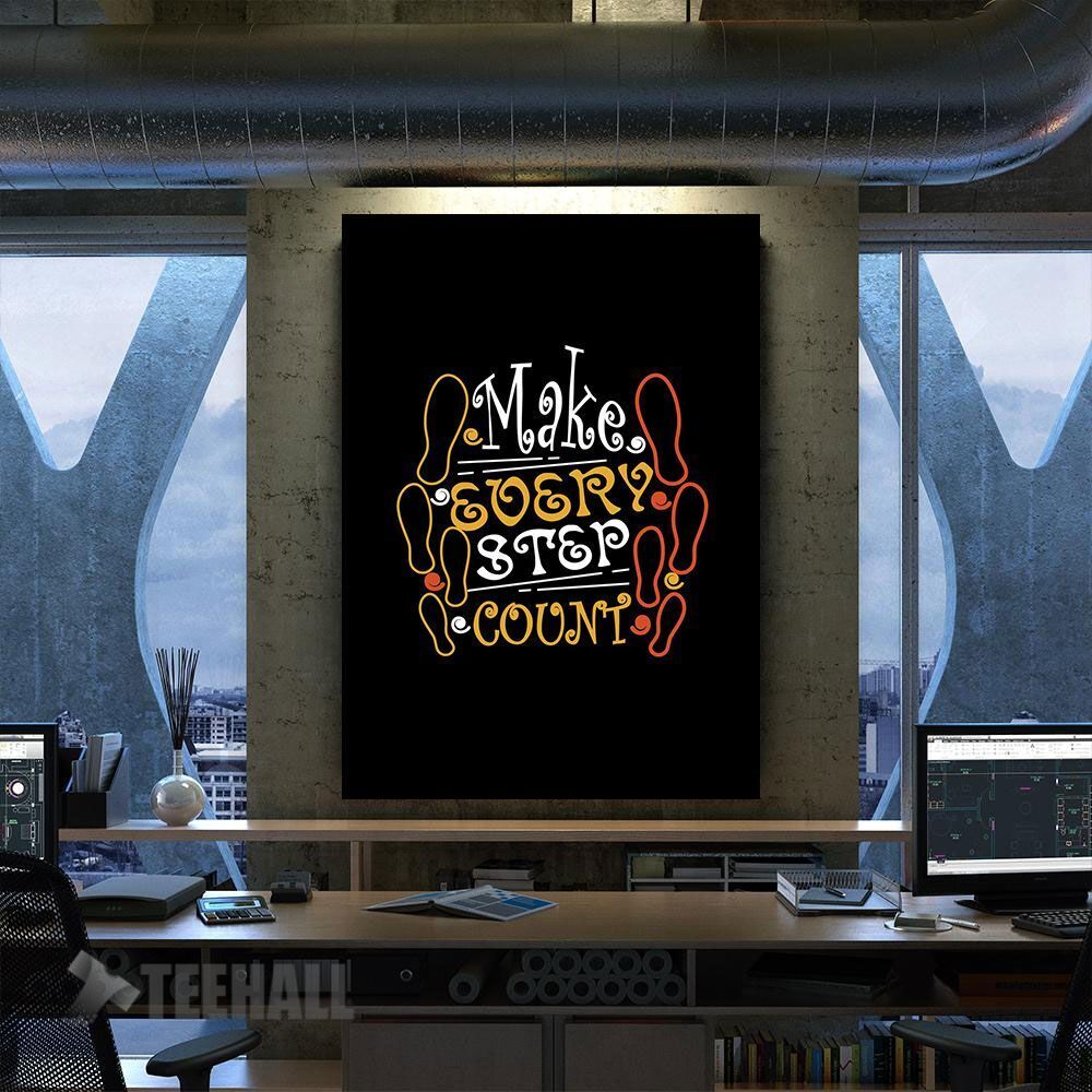 Step Motivation Canvas Prints Wall Art Decor
