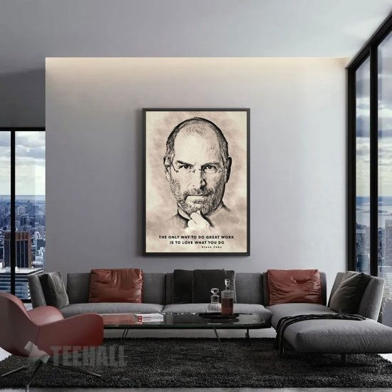 Steve Jobs Famous Quotes Motivational Canvas Prints Wall Art Decor 1 1