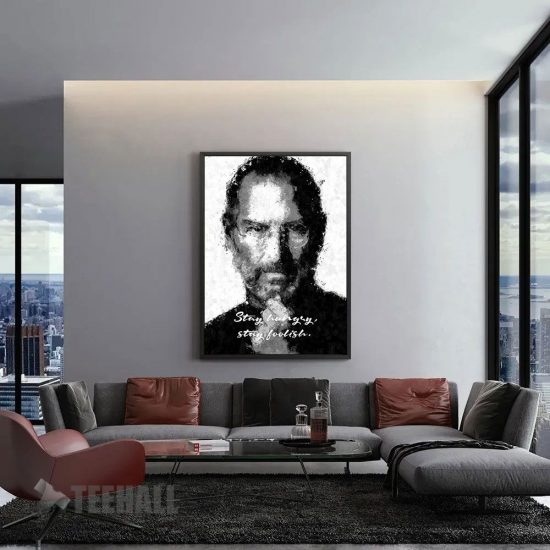 Steve Jobs Motivational Canvas Prints Wall Art Decor 1
