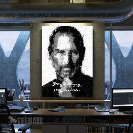 Steve Jobs Motivational Canvas Prints Wall Art Decor