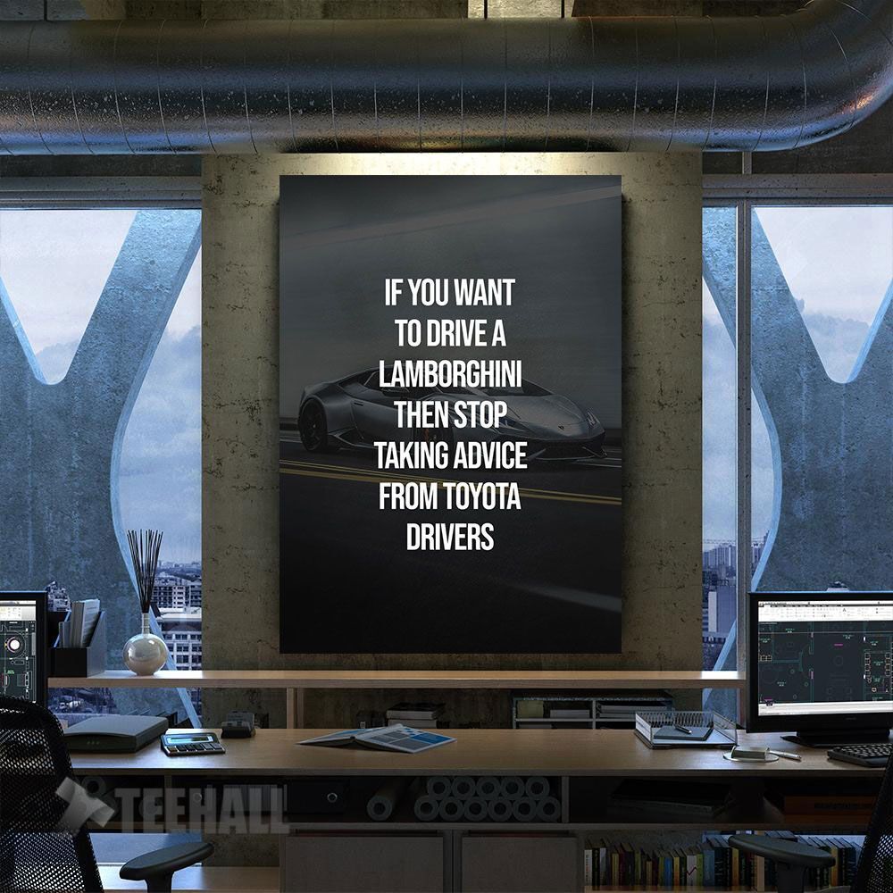 Stop Taking Advice Motivational Canvas Prints Wall Art Decor