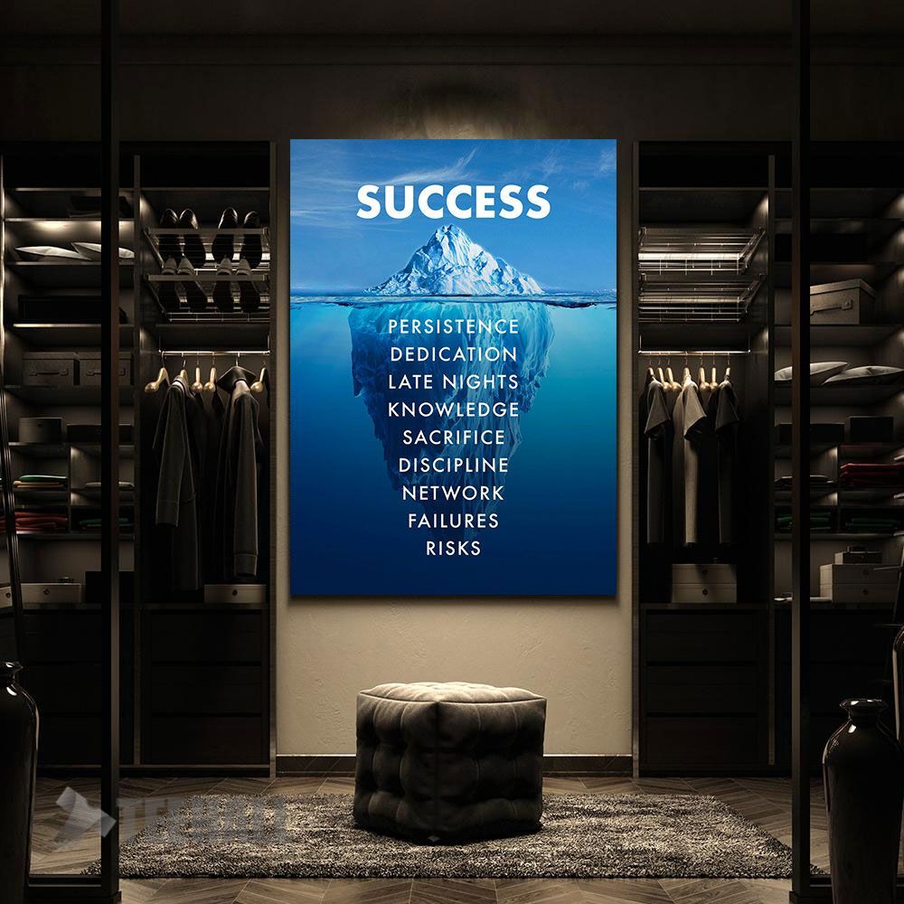 Success-Iceberg-Motivational-Canvas-Prints-Wall-Art-Decor-2 Success Iceberg Motivational Canvas Prints Wall Art Decor 2 1