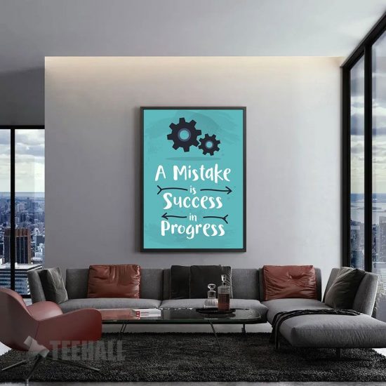 Success Motivation Quote Canvas Prints Wall Art Decor 1