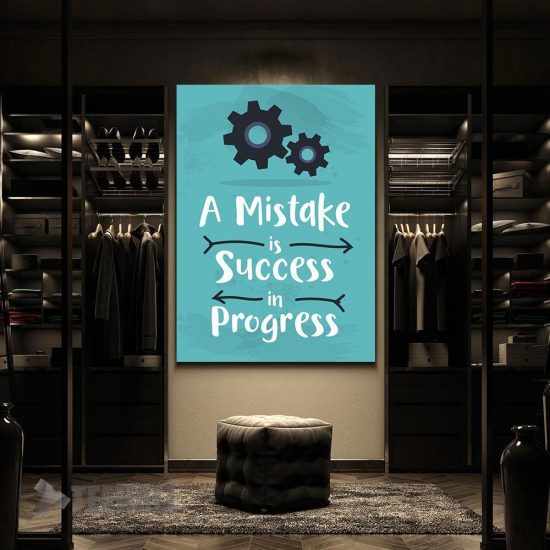 Success Motivation Quote Canvas Prints Wall Art Decor 2