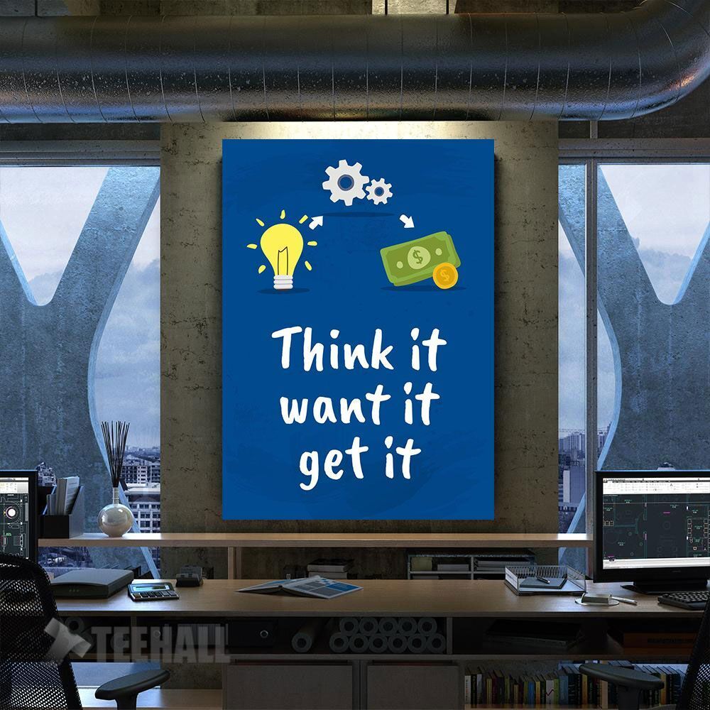 Success Motivation Quote Canvas Prints Wall Art Decor