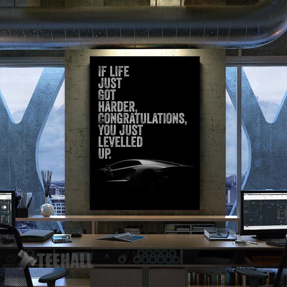 Success Motivation Quote Canvas Prints Wall Art Decor