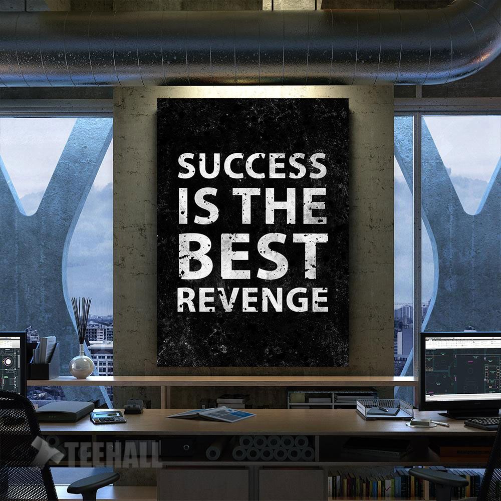 Success Motivational Canvas Prints Wall Art Decor