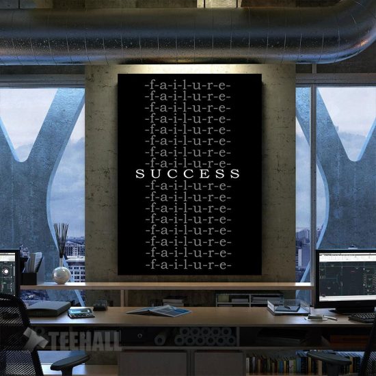 Success Motivational Canvas Prints Wall Art Decor