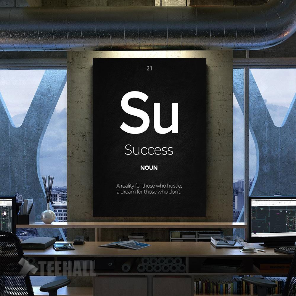 Success Motivational Canvas Prints Wall Art Decor