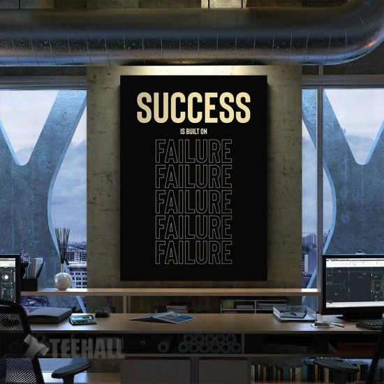 Success Motivational Canvas Prints Wall Art Decor