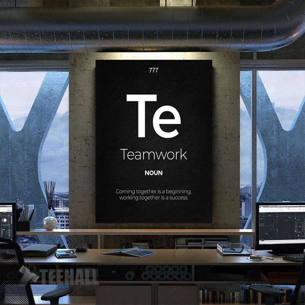 Teamwork Motivational Canvas Prints Wall Art Decor