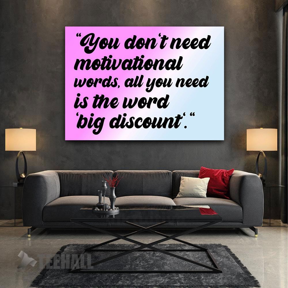 Text Art And Motivation Canvas Prints Wall Art Decor