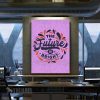 Text Art Motivational Canvas Prints Wall Art Decor