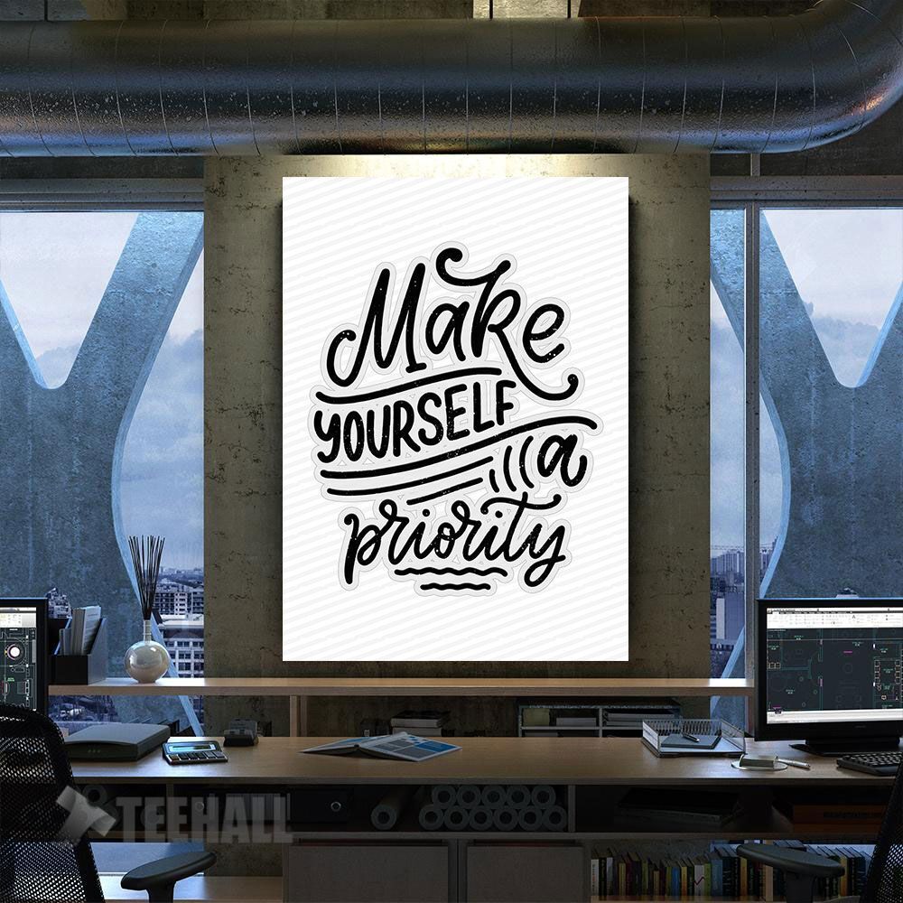 Text Art Motivational Canvas Prints Wall Art Decor