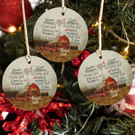 Thank God For Every Movement Gifts Ceramic Ornament 1