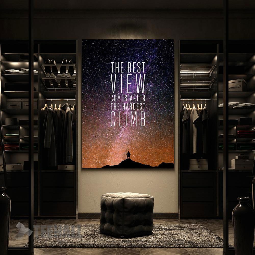 The-Best-View-Motivational-Canvas-Prints-Wall-Art-Decor-2 The Best View Motivational Canvas Prints Wall Art Decor 2