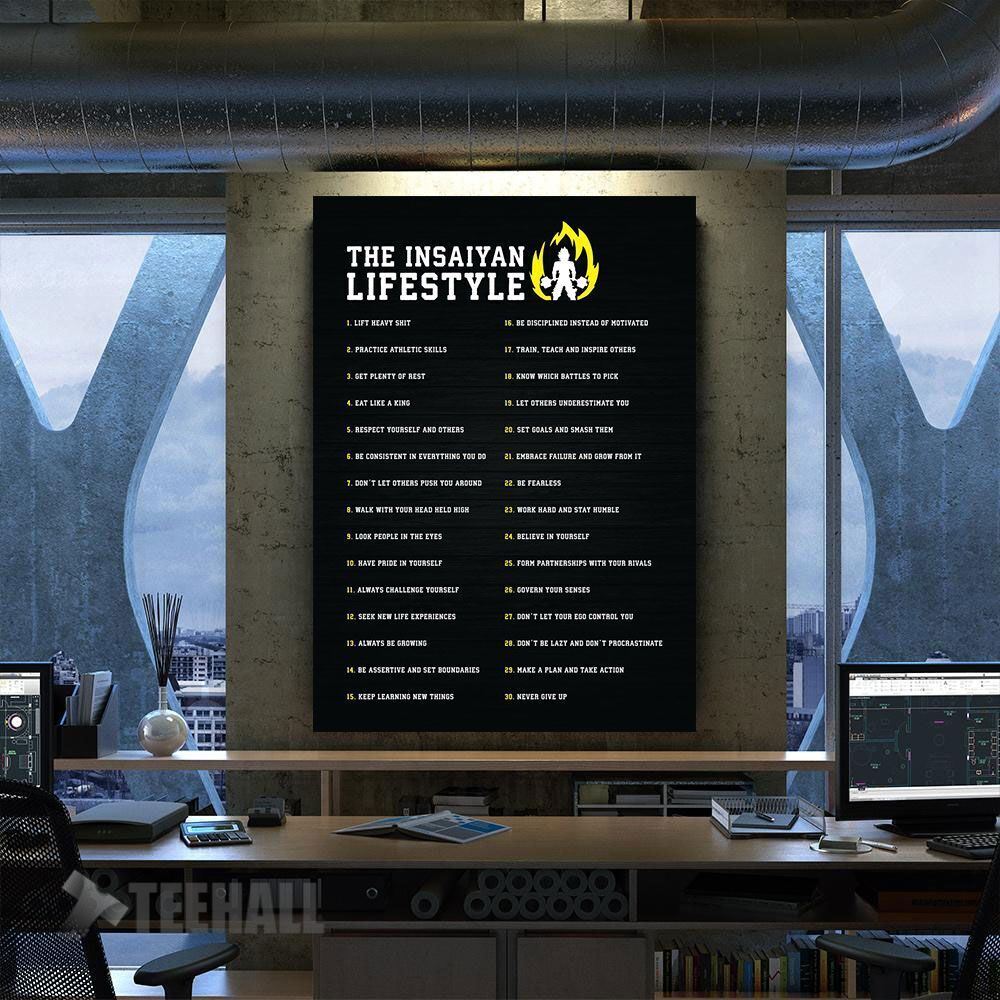 The Insaiyan Lifestyle Motivational Canvas Prints Wall Art Decor