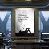 The Lazy Man Motivational Canvas Prints Wall Art Decor