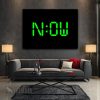 The Time Is Now Motivational Canvas Prints Wall Art Decor