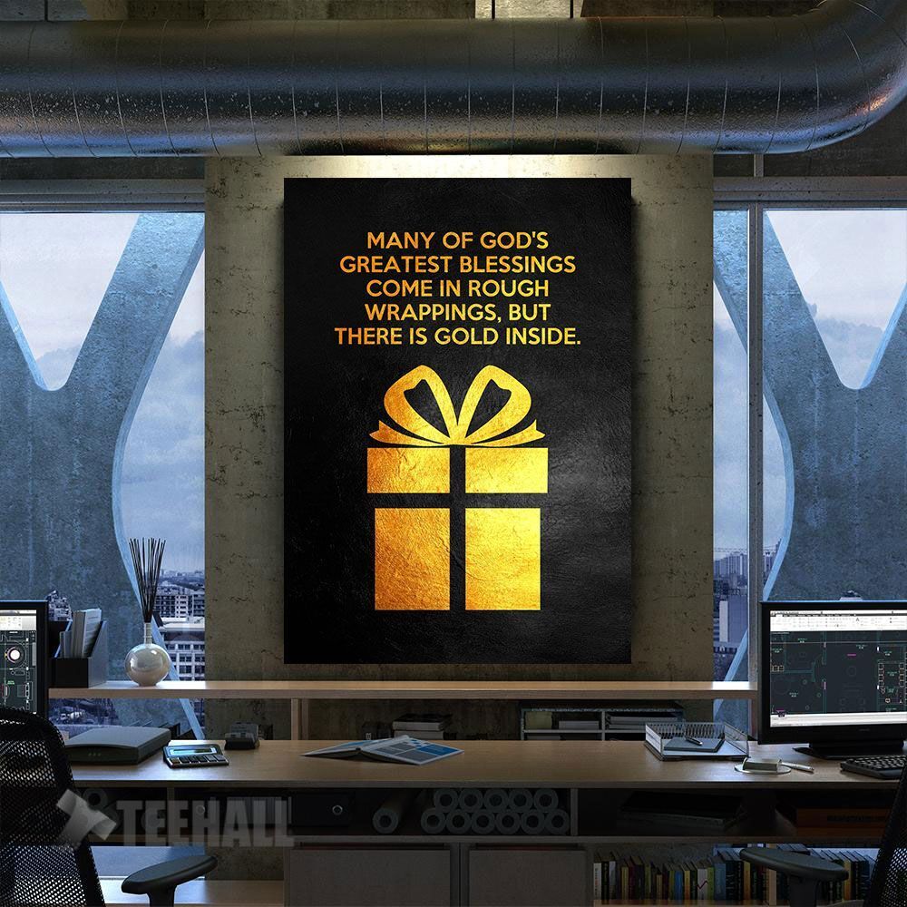 There Is Gold Inside Motivational Canvas Prints Wall Art Decor