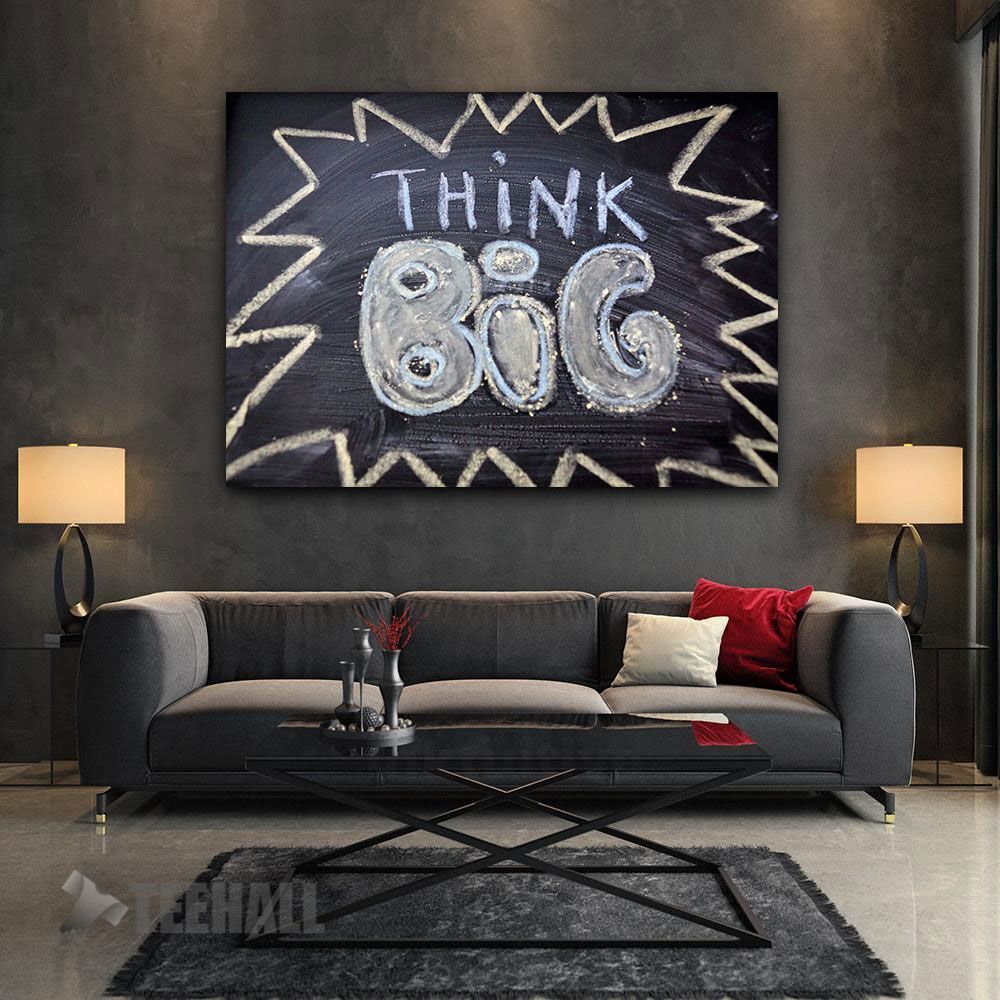 Think Big  Motivation Canvas Prints Wall Art Decor