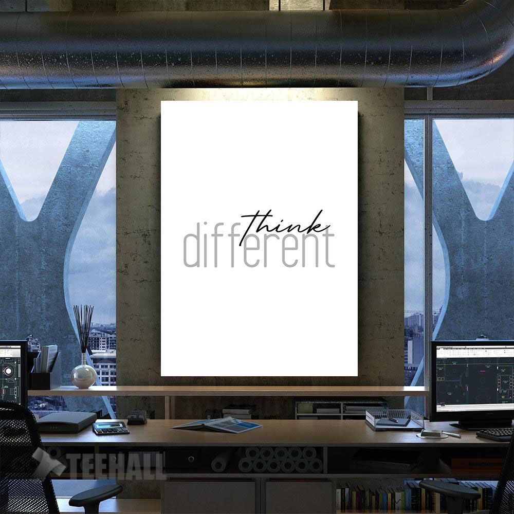 Think Different Motivational Canvas Prints Wall Art Decor