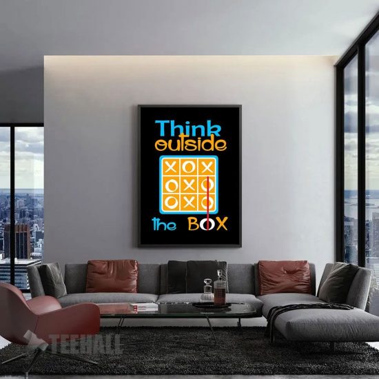 Think Outside The Box Motivational Canvas Prints Wall Art Decor 1 6