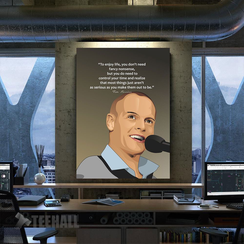 Tim Ferriss Motivation Canvas Prints Wall Art Decor