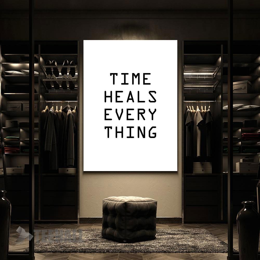 Time-Heals-Everything-Motivational-Canvas-Prints-Wall-Art-Decor-2 Time Heals Everything Motivational Canvas Prints Wall Art Decor 2
