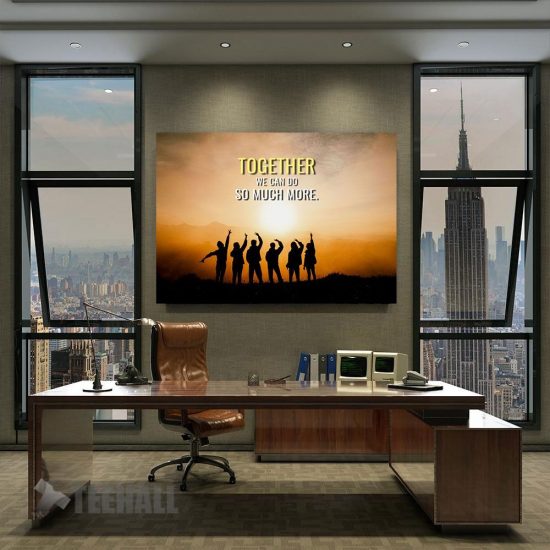 Together We Can Do More Motivational Canvas Prints Wall Art Decor 2