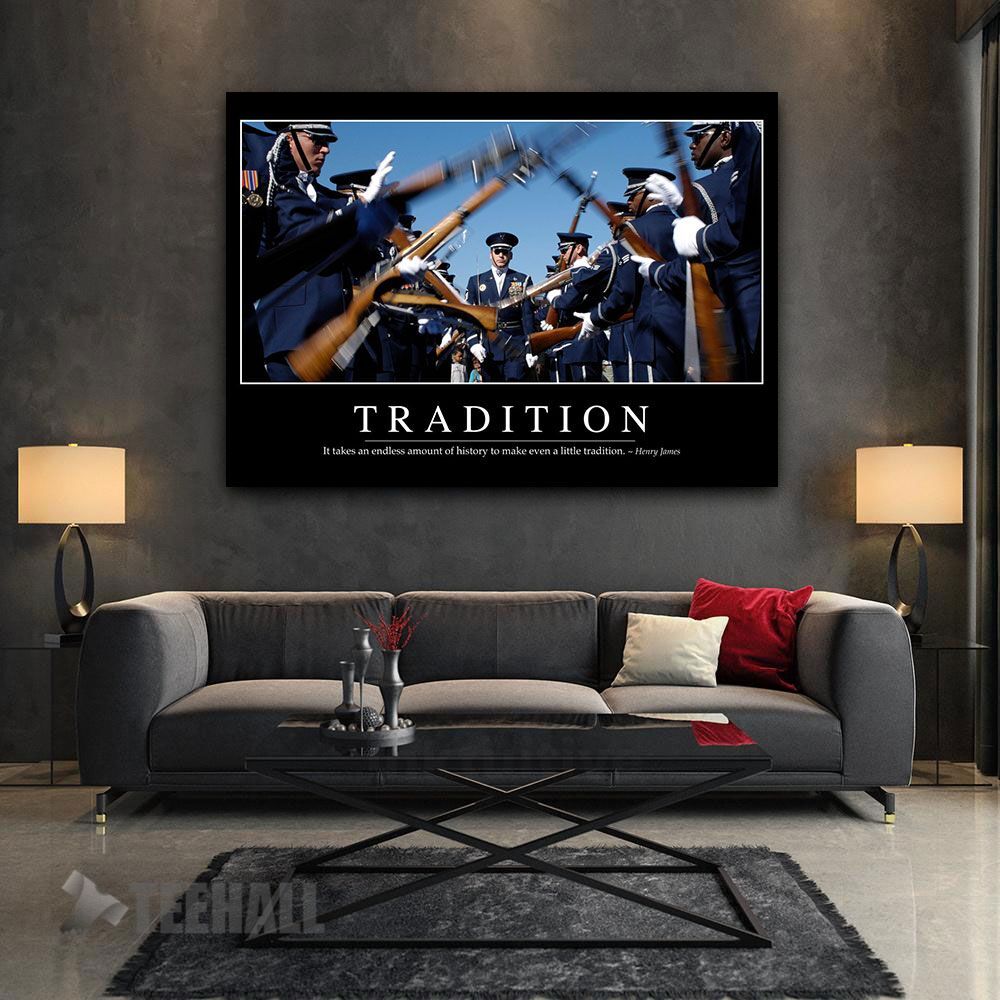 Tradition Motivational Canvas Prints Wall Art Decor