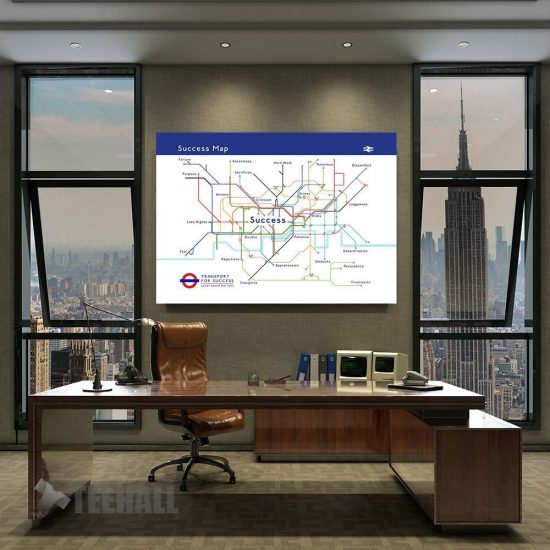 Transport Of Success Motivational Canvas Prints Wall Art Decor 2
