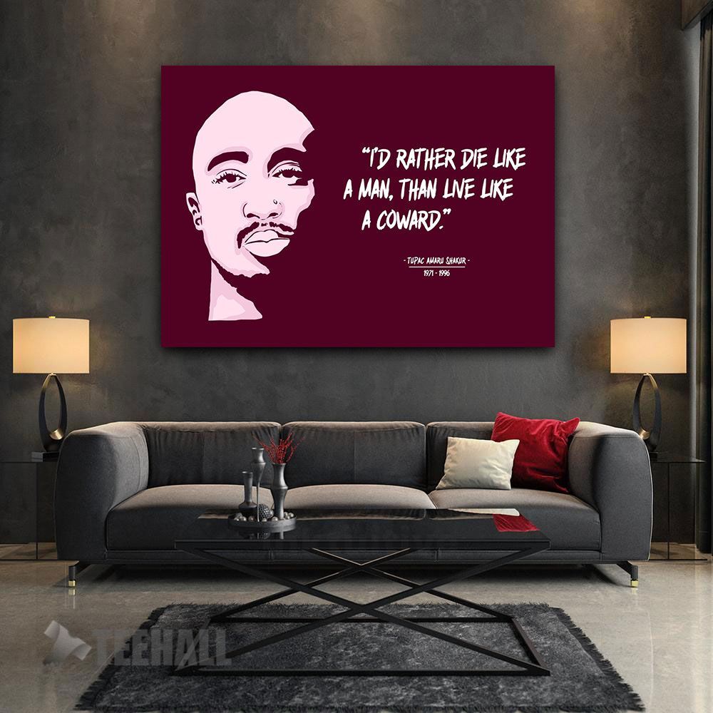Tupac Shakur Motivation Canvas Prints Wall Art Decor