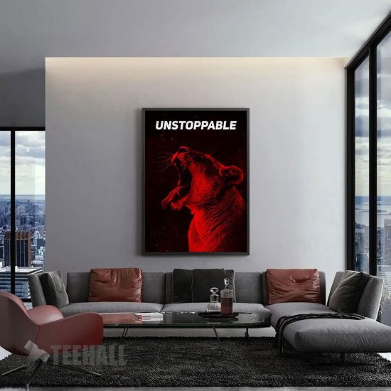 Unstoppable Motivational Canvas Prints Wall Art Decor 1