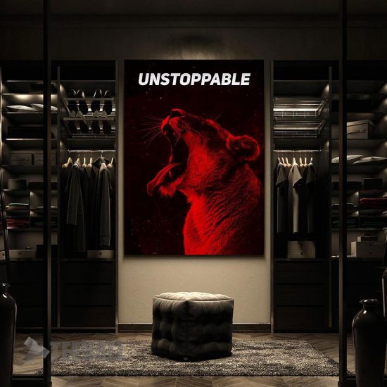 Unstoppable Motivational Canvas Prints Wall Art Decor 2