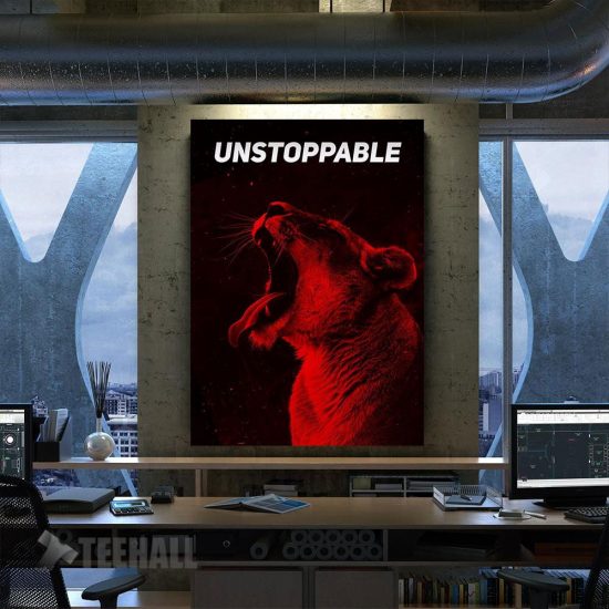 Unstoppable Motivational Canvas Prints Wall Art Decor