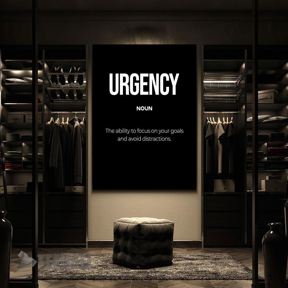 Urgency-Motivational-Canvas-Prints-Wall-Art-Decor-2 Urgency Motivational Canvas Prints Wall Art Decor 2