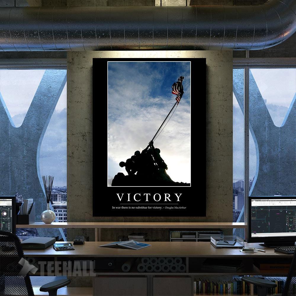 Victory Motivational Canvas Prints Wall Art Decor