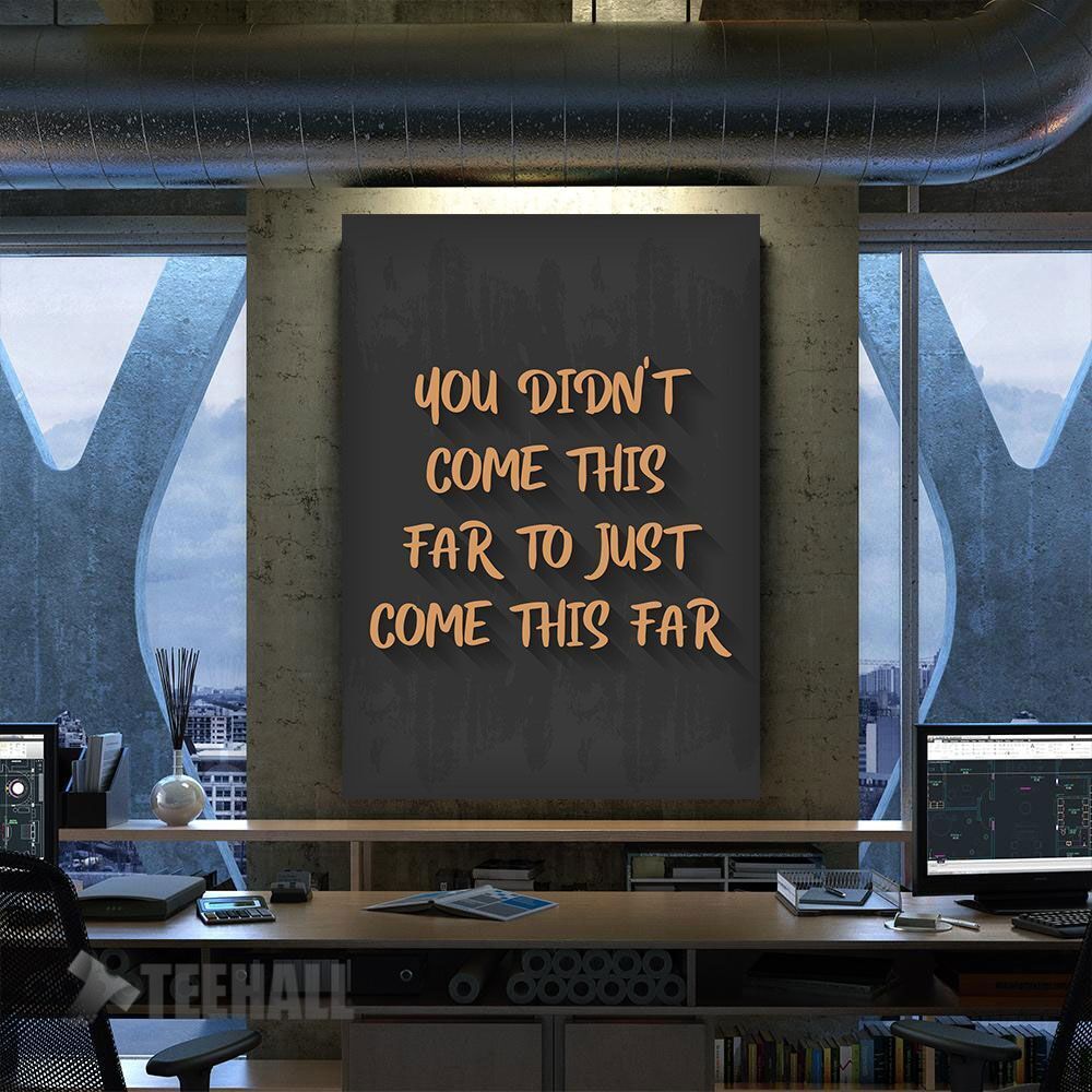 Vintage Motivation Quote Canvas Prints Wall Art Decor
