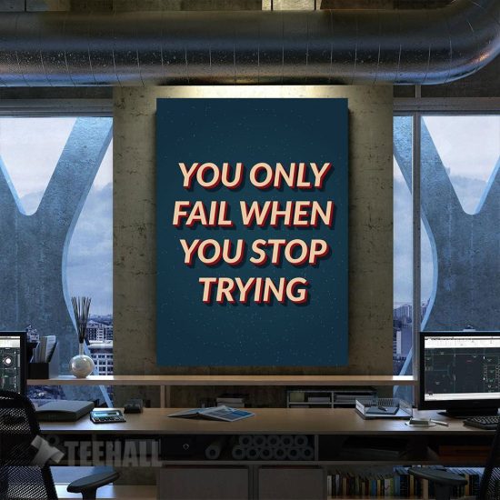 Vintage Motivation Quote Canvas Prints Wall Art Decor