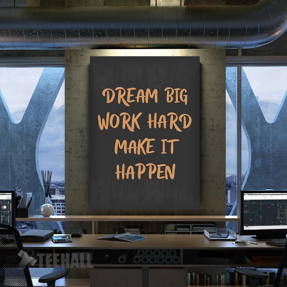 Vintage Motivation Quote Canvas Prints Wall Art Decor
