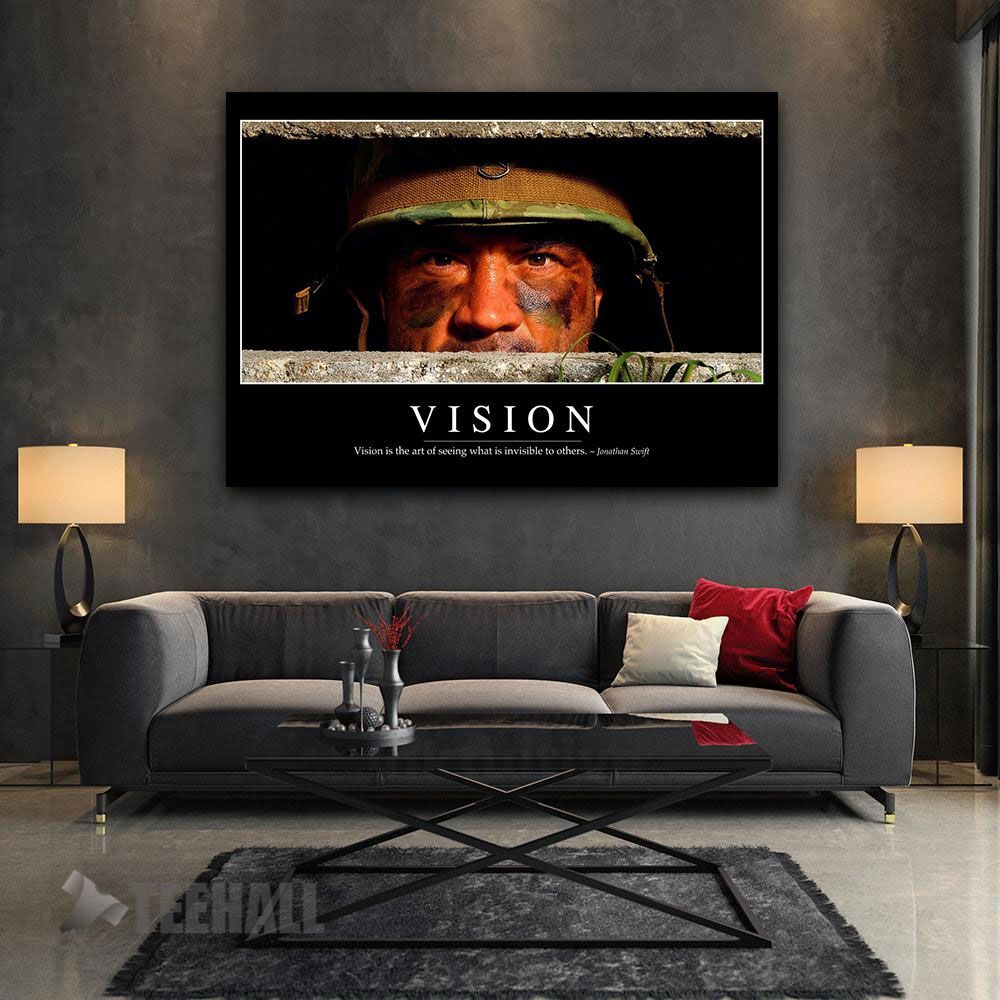 Vision Motivational Canvas Prints Wall Art Decor